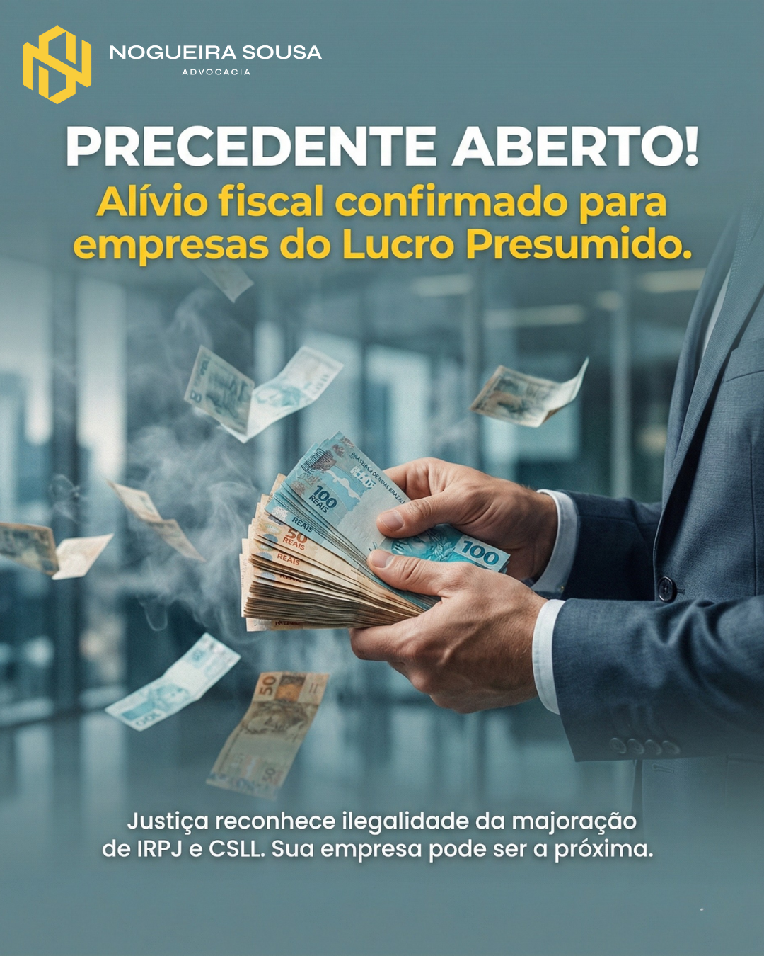 EMPRESA NO LUCRO PRESUMIDO TEM UM ALÍVIO NA CARGA TRIBUTÁRIA.